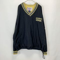 【古着】チャンピオン アイオワ大学 カレッジ ナイロンプルオーバー