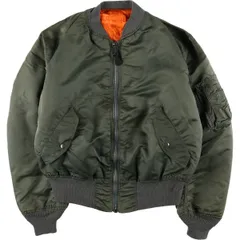 古着 90年代 民間品 アルファ ALPHA MA-1タイプ 中綿入り ミリタリー フライトジャケット USA製 メンズM相当 ヴィンテージ/eaa564941