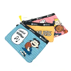 未使用品 LeSportsac レスポートサック×ピーナッツ 3点セット ポーチ   マルチカラー ナイロン レディース 　240001152746
