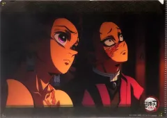 【中古】クリアファイル 竈門炭治郎＆不死川玄弥 名場面レイヤードA4クリアファイル 「鬼滅の刃 柱稽古編×ufotable DINING 第三期」 お楽しみくじ景品