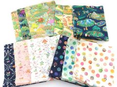 カットクロス　ハギレ　■yukiemon ユキエモン■　60ローン　生地　布地　計12枚