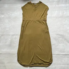 【訳ありセール】FREAK’S STORE （フリークスストア） Vネックノースリーブワンピース コットン100％ レディースフリーサイズ