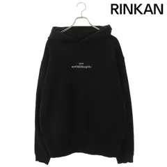 【新品】Maison Margiela 21ss テープロゴフーディ 46 新品】Maison Margiela 21ss テープロゴフーディ 46