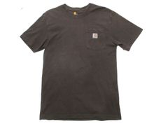 Carhartt カーハート ポケットTシャツ S ダークブラウン アメリカ古着