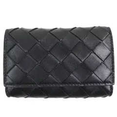 【美品】 ボッテガヴェネタ コンパクトウォレット コインケース イントレチャート BOTTEGA VENETA ボッテガヴェネタ コインケース イントレ