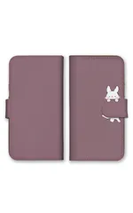 OPPO Reno 13A ケース 手帳型 オッポリノ 13A スマホケース 携帯ケース うさぎ ウサギ うさちゃん イラスト かわいい 可愛い  おしゃれ カラー03