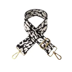 【特価セール】MILASIC ショルダーストラップ A ヒョウ柄ホワイト ベルト 付け替え ショルダーベルト バッグストラップ おしゃれ イメチェン バッグ用 肩掛け ショルダー紐 交換用 レディース かわいい おしゃれ ストラップ単品 ひも 韓国 バッグ用ベ