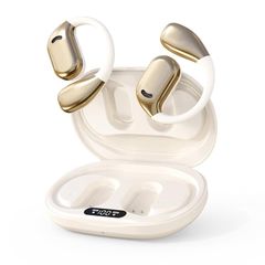 【2024 斬新な8D音場 オープンイヤー型イヤホン 】イヤホン Bluetooth ワイヤレスイヤホン Bluetooth 5.4 耳を塞ぐないイヤホン 耳掛け式 ブルートゥース イヤフォン hi-fi音質 革新 指向性音伝送技術 音漏れ減少 ハンズフリ