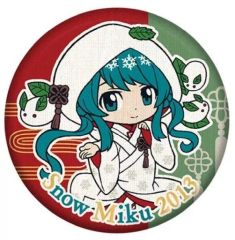初音ミク SNOW MIKU 缶バッジ 2015 - メルカリ