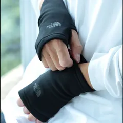 【未開封新品】ノースフェイス　手袋　ハンドウォーマー　フリース素材　ブラック