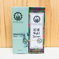 アクネ　ナイトセラム&フェイスセラム　センシティブ　セット