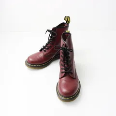 ドクターマーチン Dr.Martens WMNS 8HOLE BOOTS 1460W CHERRY RED 8ホール ショートブーツ USL8/レッド系 【2400014170962】のサムネイル