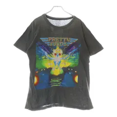 VINTAGE (ヴィンテージ) 90S VINTAGE PRETTY MAIDS JAPAN TOUR プリティメイズ ジャパンツアー 両面プリント クルーネック半袖Tシャツ カットソー チャコールグレー