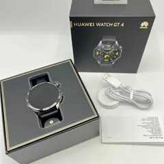 【美品】HUAWEI WATCH GT4 46mm PNX-B19 ブラック スマートウォッチ ファーウェイウォッチ 本体
