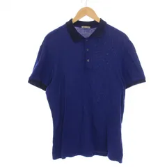 ボッテガヴェネタ BOTTEGA VENETA ポロシャツ 半袖 イタリア製 52 3L 青 ブルー /BMのサムネイル