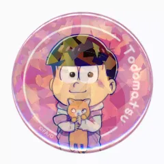 【中古】バッジ・ビンズ トド松 「おそ松さん キラキラ缶バッジ 猫と一緒」