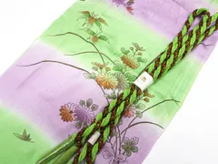 【一輝堂】リサイクル着物 和装小物 帯締め 帯揚げ セット 帯締 帯揚 変わり組 撚り房 25w08-9839