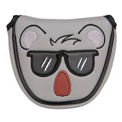 ゴルフカバー　ヘッドカバー　パターカバーマレット用　マグネット開閉　コアラ