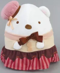 【中古】ぬいぐるみ しろくま ぬいぐるみ 「一番くじ すみっコぐらし ～喫茶すみっコでチョコレートフェア～」 ラストワン賞