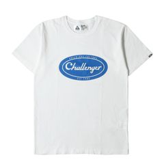 CHALLENGER チャレンジャー Tシャツ サイズ:M 19SS ワークロゴ クルーネック Tシャツ WORK LOGO TEE ホワイト 白 トップス カットソー 半袖【メンズ】