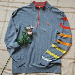 スミスリリーフ PUMA(プーマ) レトロ ハーフジップ ニット セーター M