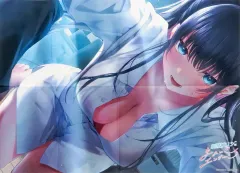 【中古】ポスター オリジナルB2布ポスター 仁田原夢羽 裸YシャツCG 「PS4/Switch/PCソフト 制服カノジョ まよいごエンゲージ」 ゲーマーズ購入特典