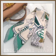 【SALE】リボンスカーフ　バッグスカーフ　バッグチャーム1054＃