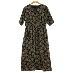 KBF+ ケービーエフプラス 総柄ワンピース sizeOne/ブラウン系