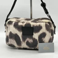 【良品】VivienneWestwood ショルダーバッグ レオパード ホワイト