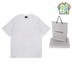 【今日特価】BALENCIAGA 2025 SS Art - Printed Washed T - Shirt-1