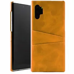 Galaxy Note10+ ケース SC-01M SCV45 ノート10プラス カード収納 レザー スマート ケース 【Color】 キャメル
