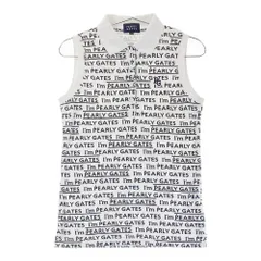 サイズ：00 PEARLY GATES パーリーゲイツ  ノースリーブ ポロシャツ ロゴ柄 ホワイト系 [240101508211] ゴルフウェア レディース ストスト