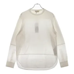MARNI (マルニ) コットン 長袖 Tシャツ カットソー ホワイト HUMU0097Q0 UTC017のサムネイル