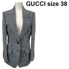 GUCCI テーラードジャケット 美品】GUCCI グッチ テーラードジャケット 【サイズ44｜05AW】 - メルカリ