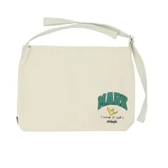 ☆ グリーン ☆ (What it isNt)  (ワットイットイズント) 2H9-14167 キャンバス ショルダーバッグ レディース 布 what it isnt キャンバス コットン マーク ゴンザレス サブバッグ ショルダーバック サブバック