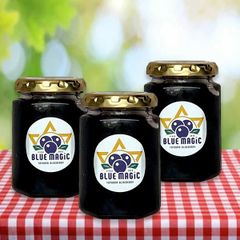 《 高級 ブルーベリージャム 送料無料 》【 無添加 】 国産 千葉県産 blueberry オーガニック ブルーマジック