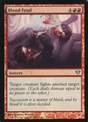 【中古】マジックザギャザリング 83/158[U]：【DKA】【FOIL】Blood Feud/血の抗争のサムネイル