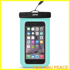 JOTO 防水ケース IPX8認定 携帯電話用ドライバッグ 最大7.0”スマホに対応可能 適用端末：iPhone 14 13 Mini Pro Max・iPhone 12・11・XS・XR・8・Android -グリーン
