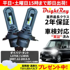送料無料 2年保証 ホンダ ザッツ JD1 JD2 BrightRay LED ヘッドライト H4 Hi/Lo 6000K 車検対応 新基準対応