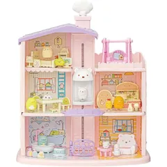 タカラトミー すみっコぐらし くっつきすみっコ まわそうしろくまエレベーター 3階だてのすみっコハウス 6歳以上 おもちゃ