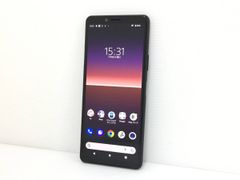 【美品】SONY ソニー Xperia 10 II SOV43 64GB スマートフォン ブラック au 〇判定 動作品