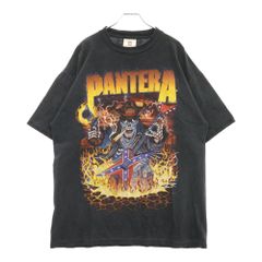 VINTAGE (ヴィンテージ) 90's PANTERA COWBOY FROM HELL WIN パンテラ カウボーイ プリント半袖Tシャツ カットソー ブラック