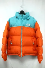 THE NORTH FACE 1996 RETRO NUPTSE JACKET ザ ノースフェイス 1996 レトロ ヌプシ ダウンジャケット RED ORANGE×TRANSANTARCTIC BLUE サイズXL NF0A3C8D