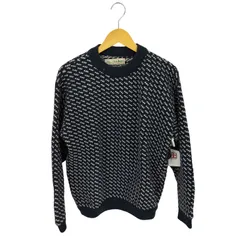エルエルビーン L.L.Bean 80S MADE IN NORWAY バーズアイニット メンズ import：L のサムネイル