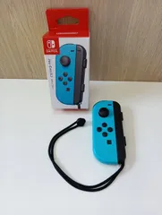 【中古品】 Nintendo Switch任天堂スイッチ Joy-Con (L) コントローラー 青ネオンブルー ニンテンドー ゲーム機器 ゲーム周辺機器 箱付き 現状品
