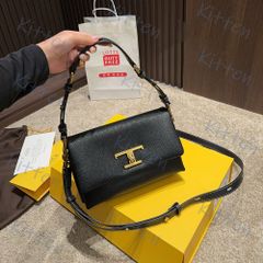 TOD’S トッズ　タイムレス ショルダーミニ レザーバッグ　黒