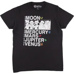 古着 SAILOR MOON 美少女戦士セーラームーン アニメ キャラクタープリントTシャツ メンズM相当/eaa577230