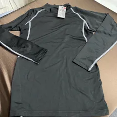 新品未使用　裏起毛　ハイネック　長袖　140 黒  男女兼用