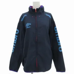 アンブロ UMBRO ドライクロスジャケット ブルゾン ジップアップ ロゴ M 紺 ネイビー UCS4145 /SS 1104 ■GY09のサムネイル