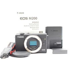 ■新品同様■ Canon EOS M200 ボディ ブラック ミラーレス一眼 キヤノン